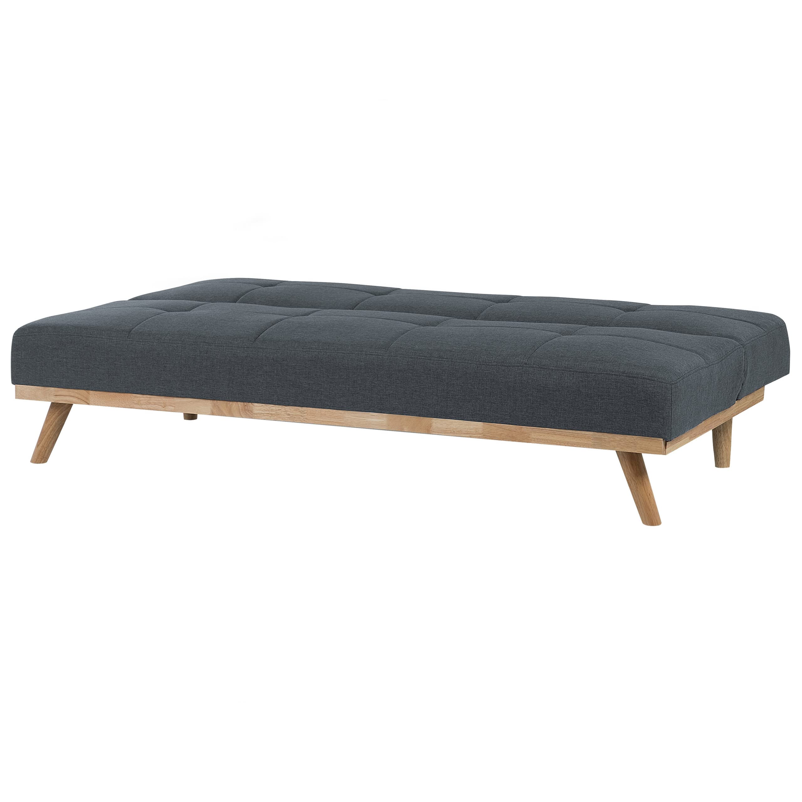 Schlafsofa Polsterbezug in Dunkelgrau modernes Sofa mit Schlaffunktion Couch Froya