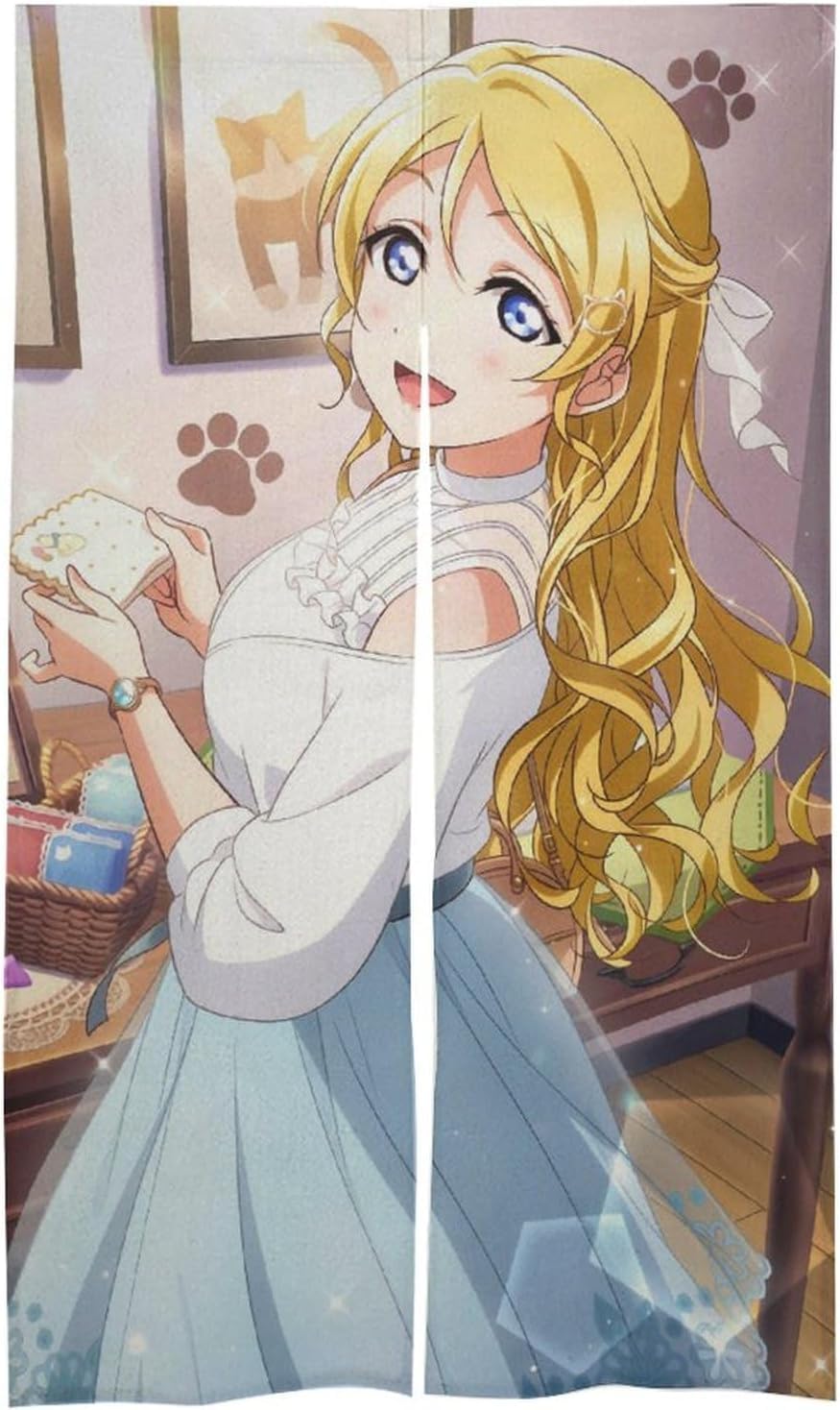 ラブライブ 絢瀬絵里 カーテン① Amazon|ラブライブ! 絢瀬絵里ドアカーテン 玄関 断熱 暖簾