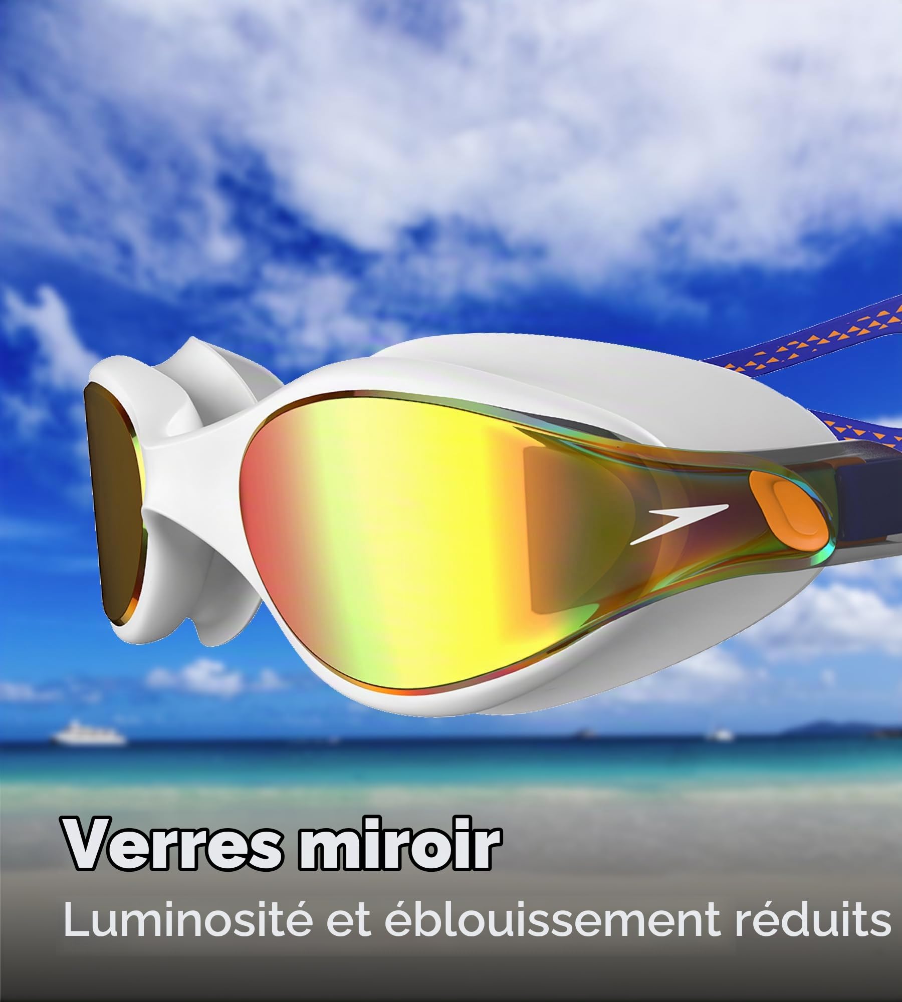 Speedo Lunettes de natation V-Class Vue - Natation - Lunettes