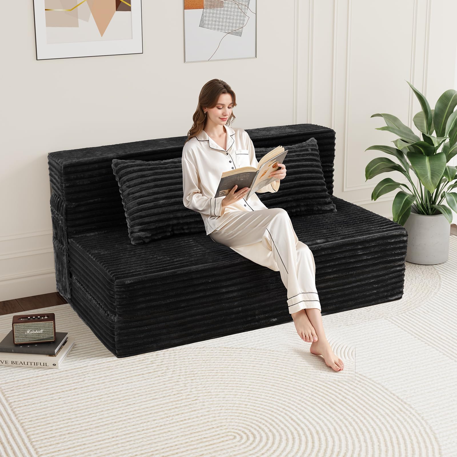 Folding Sofa Bed Queen In Convertible Foldable Sleeper