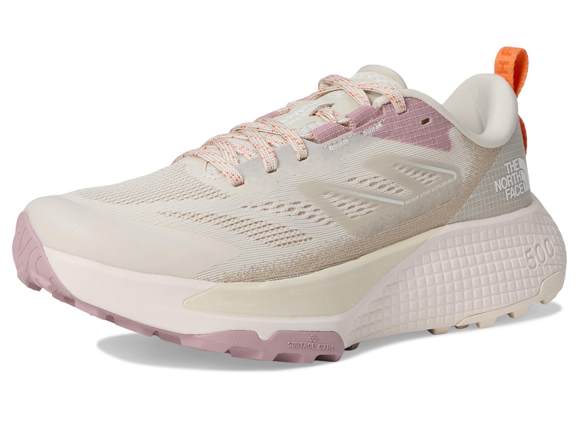 The North Face Altamesa 500 Zapatillas para Correr Zapatilla Trail Mujeres White Dune/Papaya