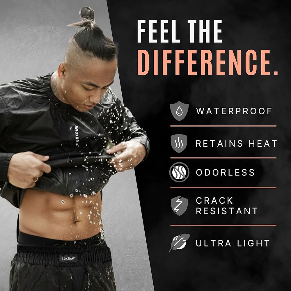 boxraw ボクシングウェア Amazon.com : BOXRAW Lineal Professional Sauna Suit for Men Top