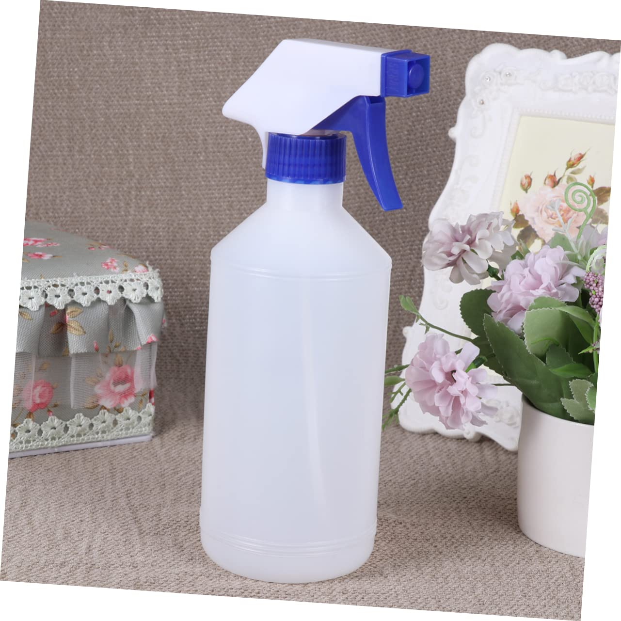 Sprühflasche 500ml Kunststoff 12 Stück Packung mit Feinnebel für Haare