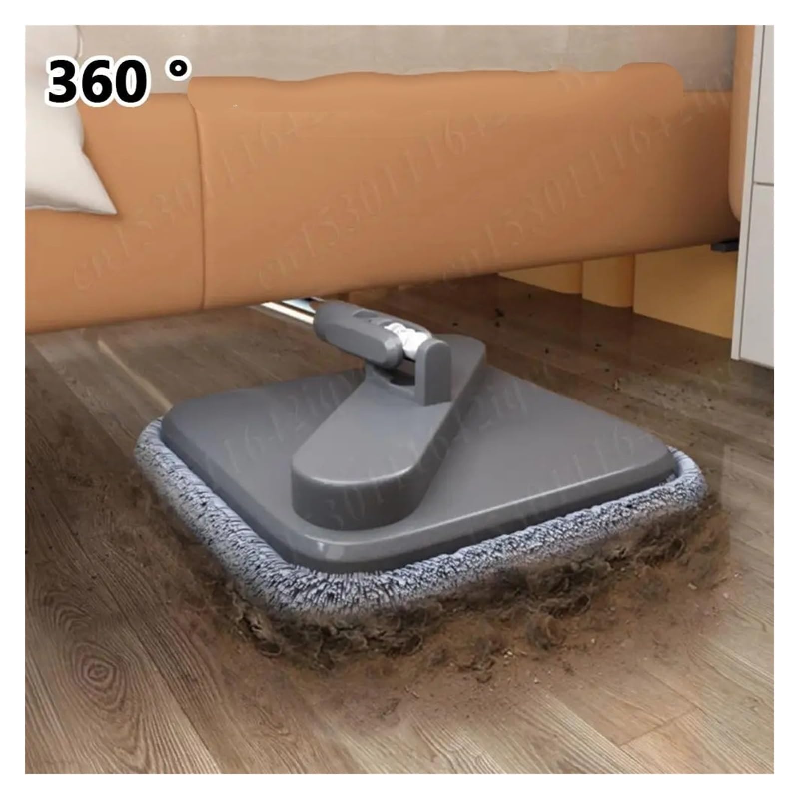 Compatible con barredora mágica for limpieza de pisos, juego de trapeador y cubo for limpieza de pisos, trapeadores exprimibles, rotación de 360 ​​°, trapeador plano for pisos, escoba, limpiador de tr