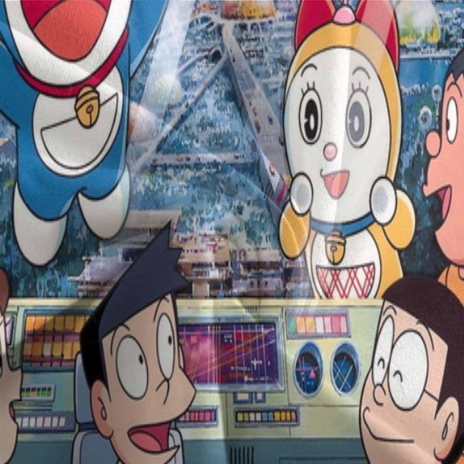 Set Copripiumino Doraemon Microfibra - Singolo 135x200cm, Con Federa, Morbido E Traspirante - Foto 2