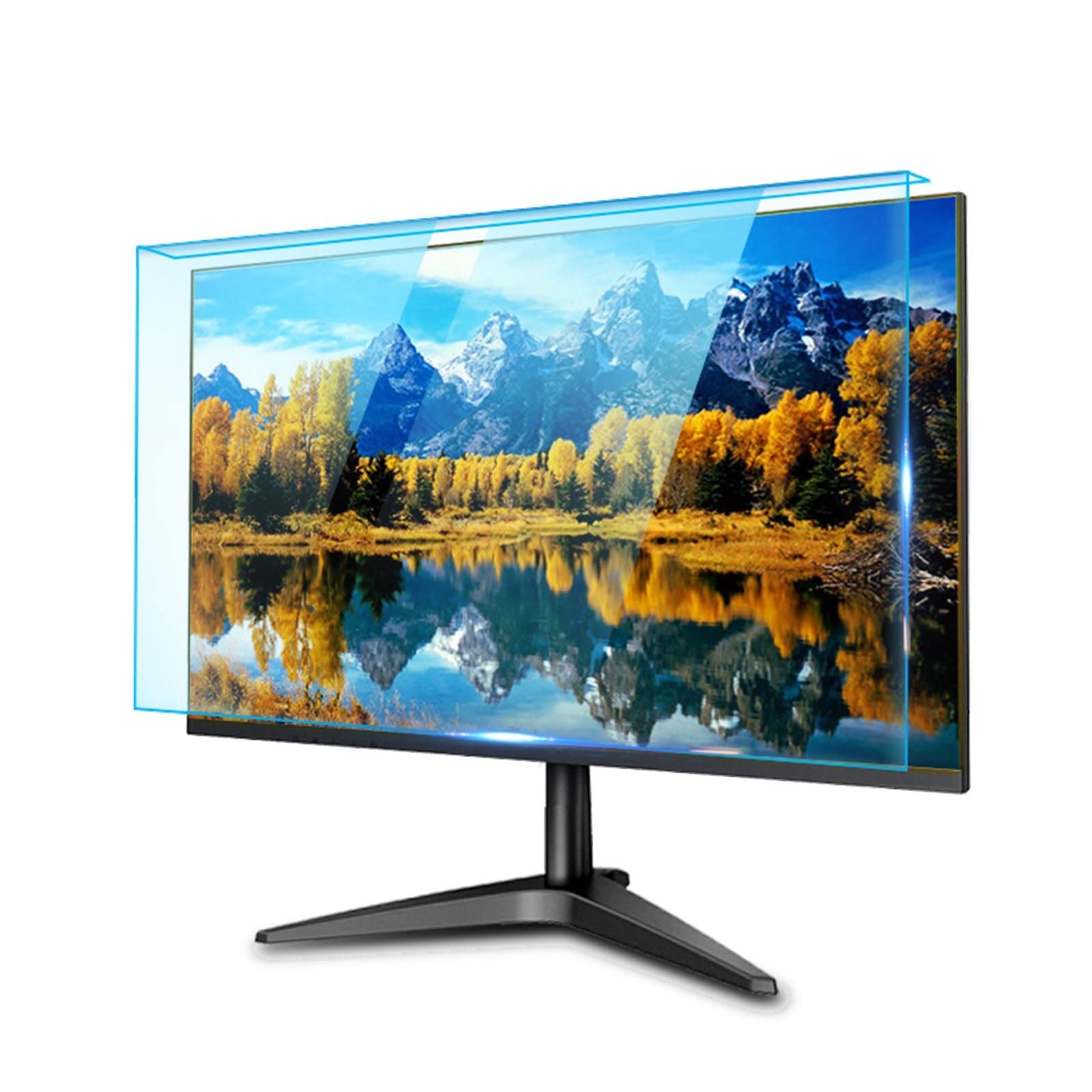 Acetato Blu FiiMoo 23-24 Pollici Computer Universale Filtro Anti Luce Blu, Pellicola Filtrante Anti-UV Per La Protezione Degli Occhi Per Monitor 23, 23,6, 23,8, 24 Pollici (22,04 X 14,17 Inch/16:9/16:10 Filtro Luce Blu