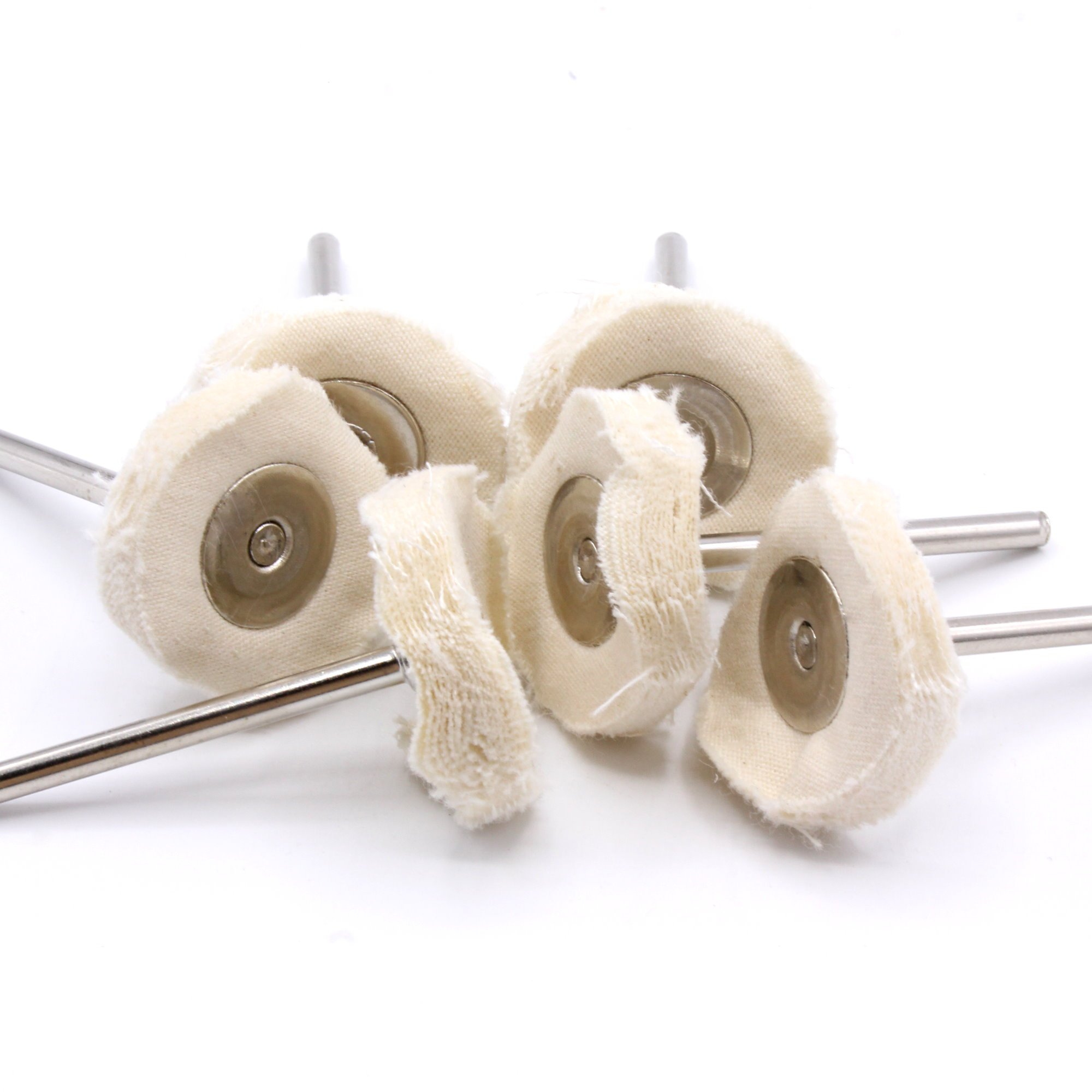6x Polierscheiben Bürsten Ziegenhaar 25mm Rundbürste für Dremel 6x Polierscheiben Bürsten Ziegenhaar 25mm Rundbürste für Dremel