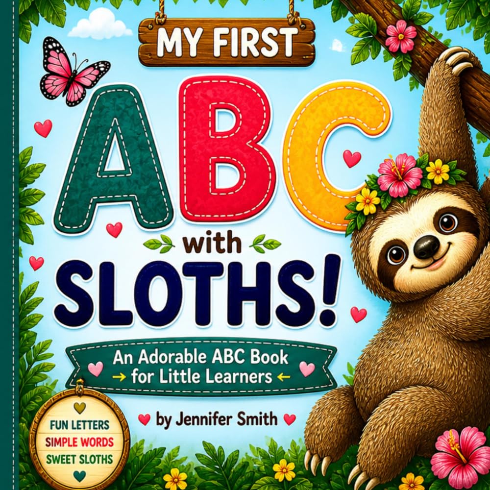 My First ABC Book: Learn Letters with a Cute Sloth Friend!