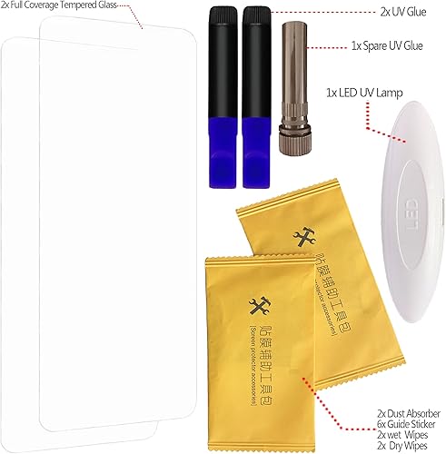 Miniatura 2 de Johncase Paquete de 2 protectores de pantalla compatibles con Samsung Galaxy S21, compatible con sensor de huellas dactilares Película de vidrio