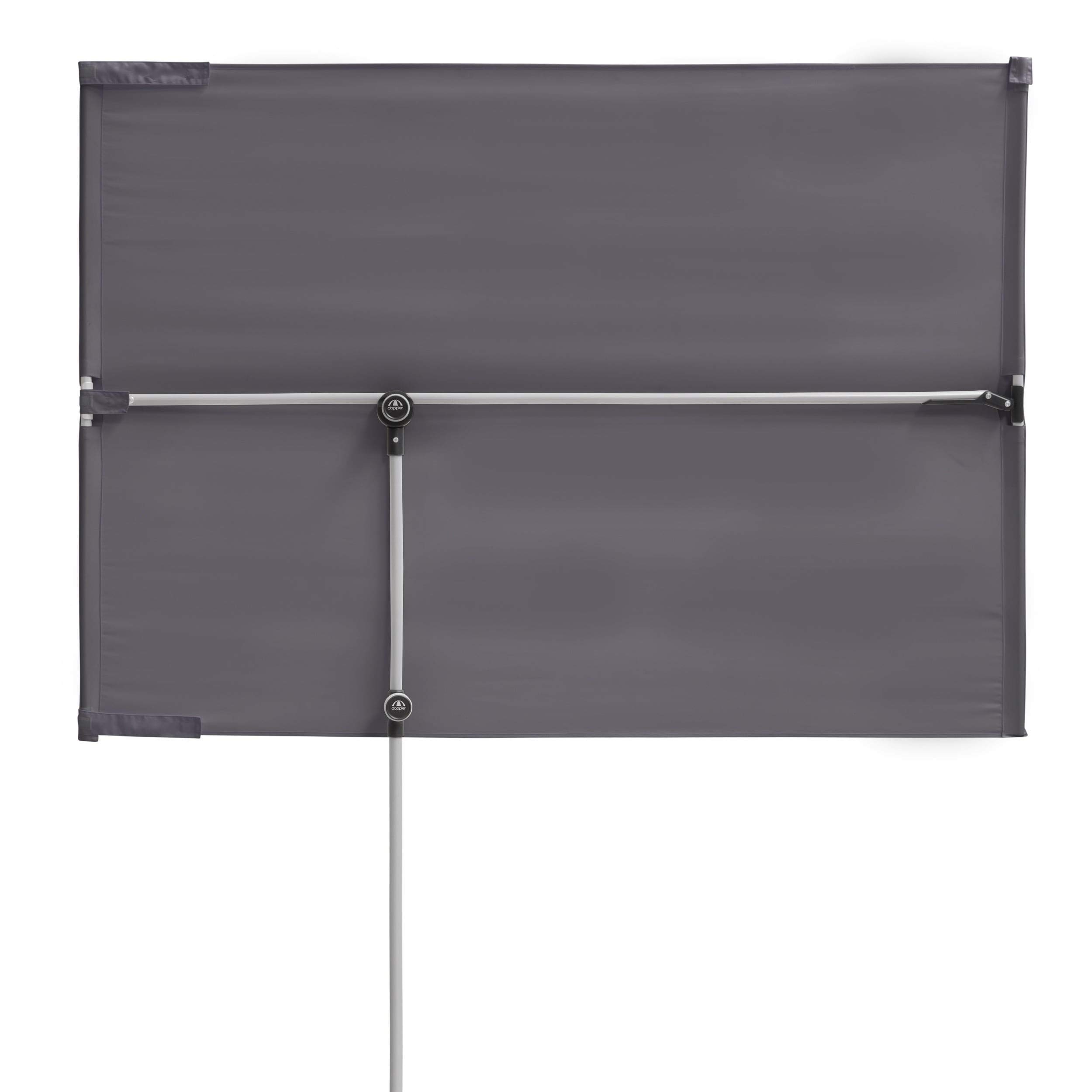 Doppler Active Balkonblende – Rechteckiger Sonnenschirm ideal für den Balkon –Plus Sichtschutz – 180x130 cm