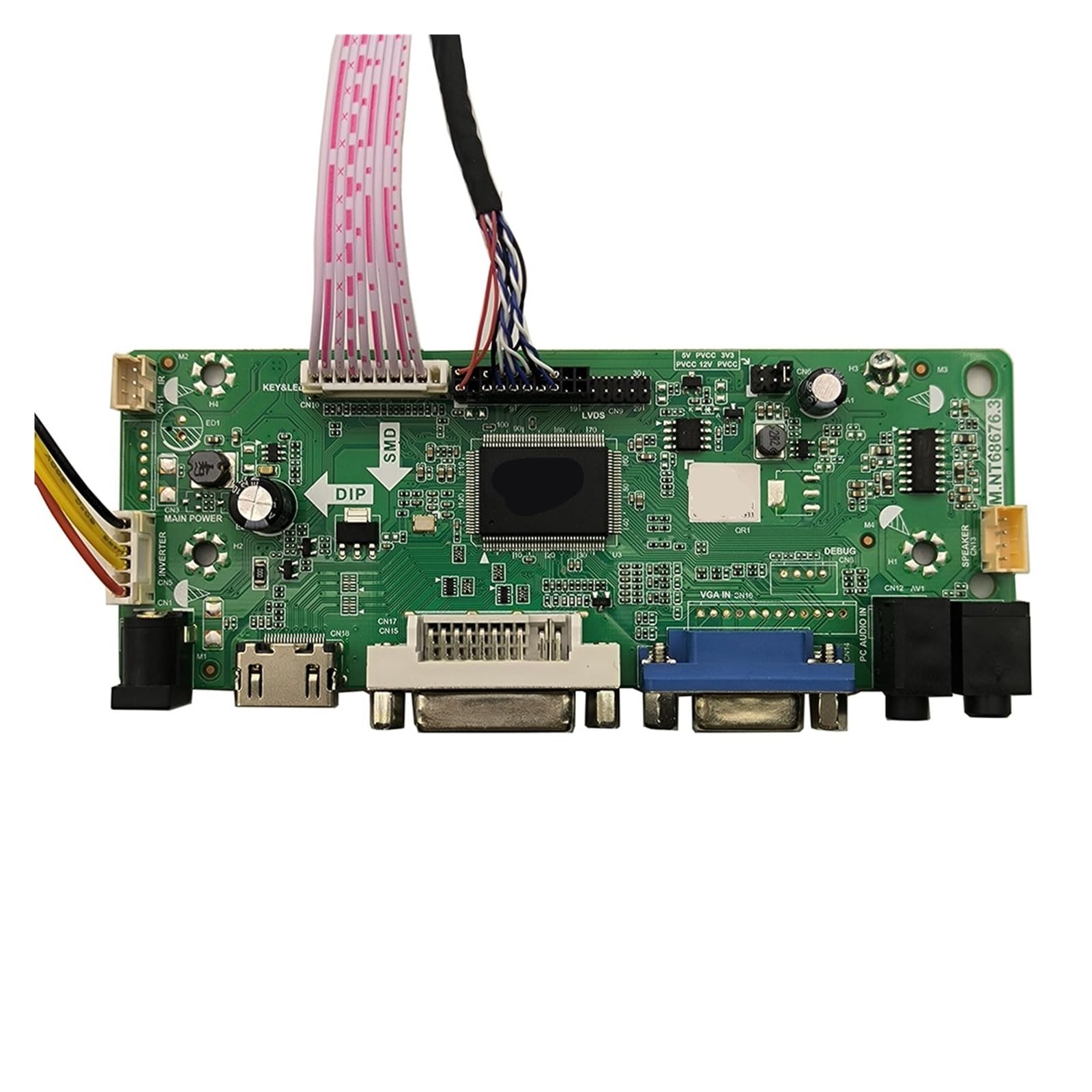 Compatibile da 15.0 pollici for QD15TL02 QD15TL03 QD15TL04 1280x800 LCD LED schermo HDMI + DVI + VGA Driver della scheda controller(QD15TL02 Rev.03)