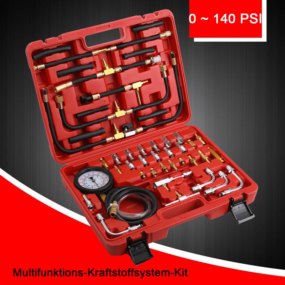 Kraftstoffdruckmesser Benzindruck Tester Benzindruckprüfer