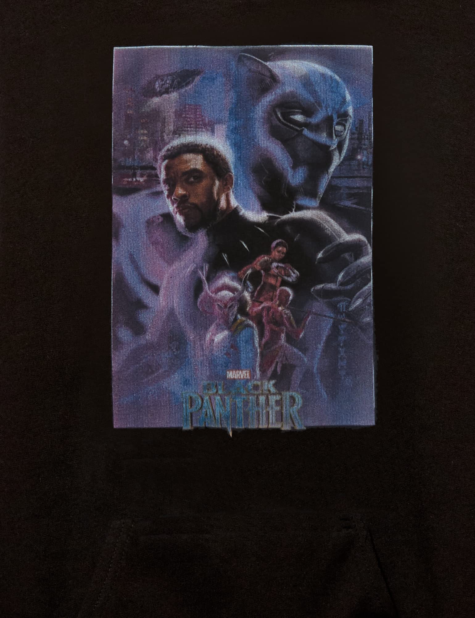 Marvel Panther Light, Sudadera Bebe Niños Unisex^niños, Schwarz,