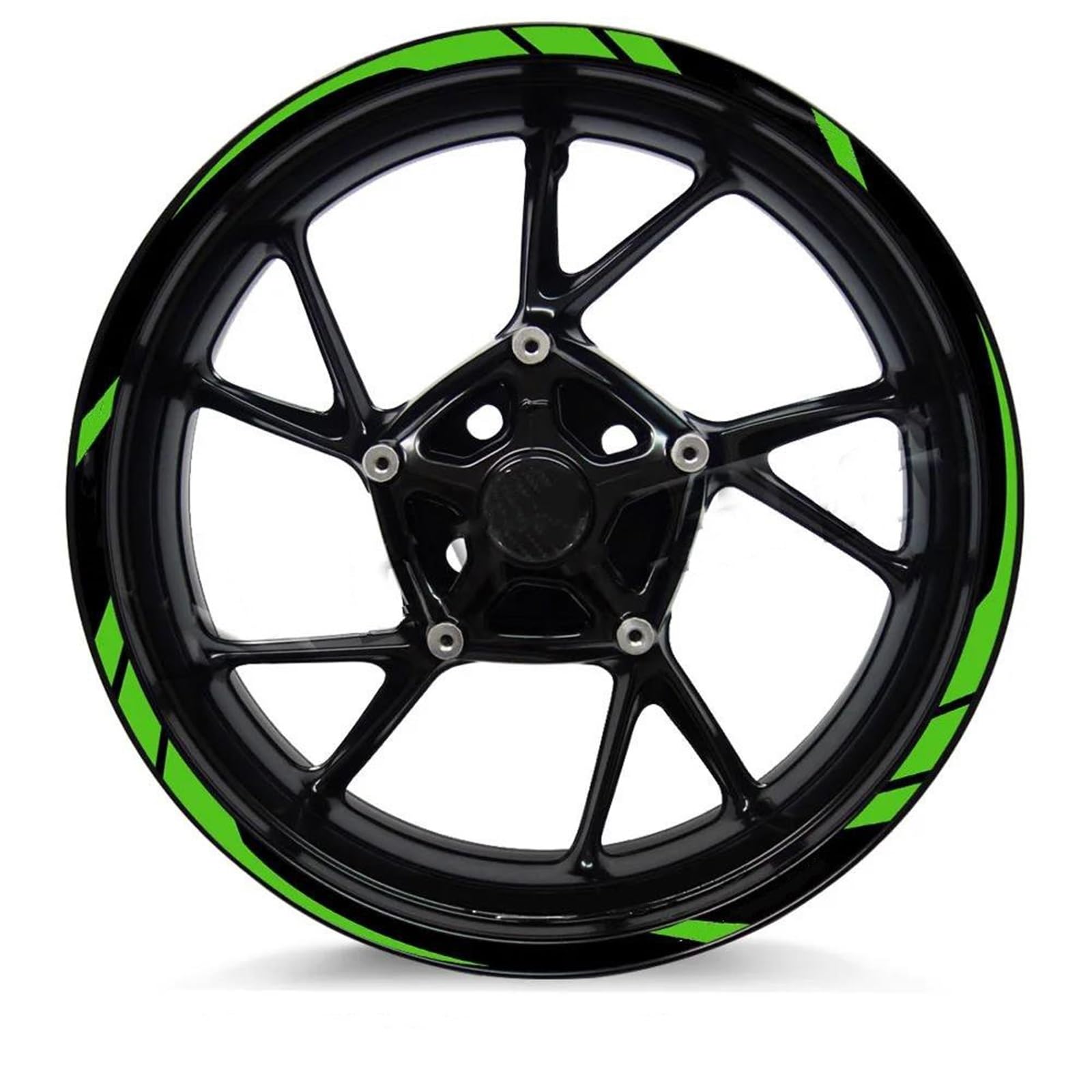 Motorcycle Wheel Sticker Decal for Ducati for Hypermotard 950 for Diavel 1260 V4 for Multistrada 1200s Reflective Motorcycle Wheel Sticker Stripe Decal(17 Inch 006)