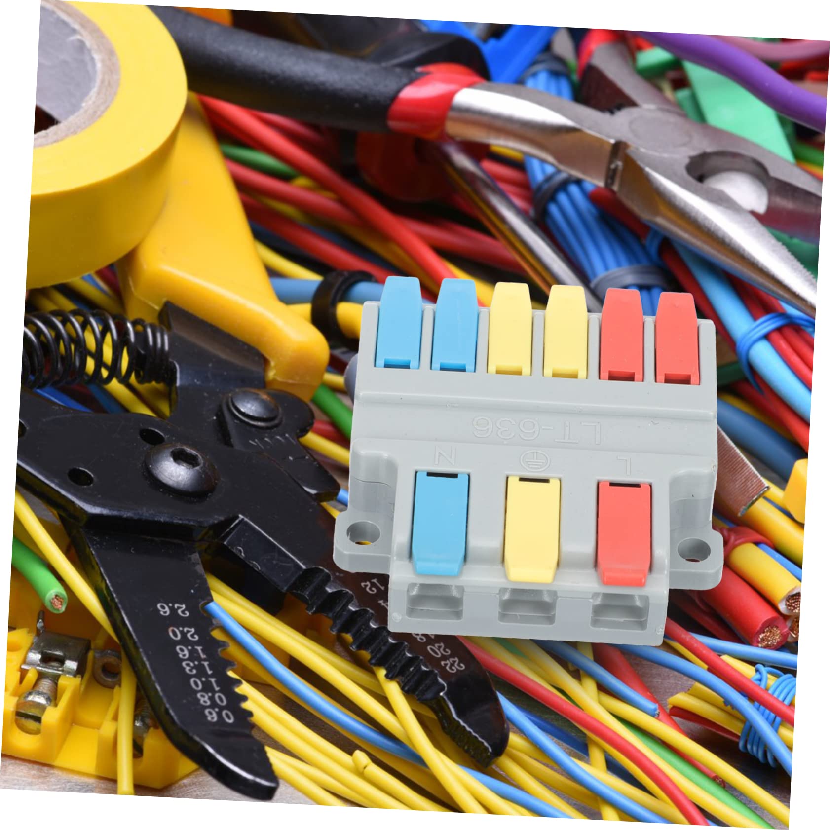 20pezzi Connettori Rapidi Per Cavi Elettrici Da Terminali Di Giunzione Impermeabili Per Applicazioni Elettriche Domestiche e Industriali Facile Installazione Con Elevata