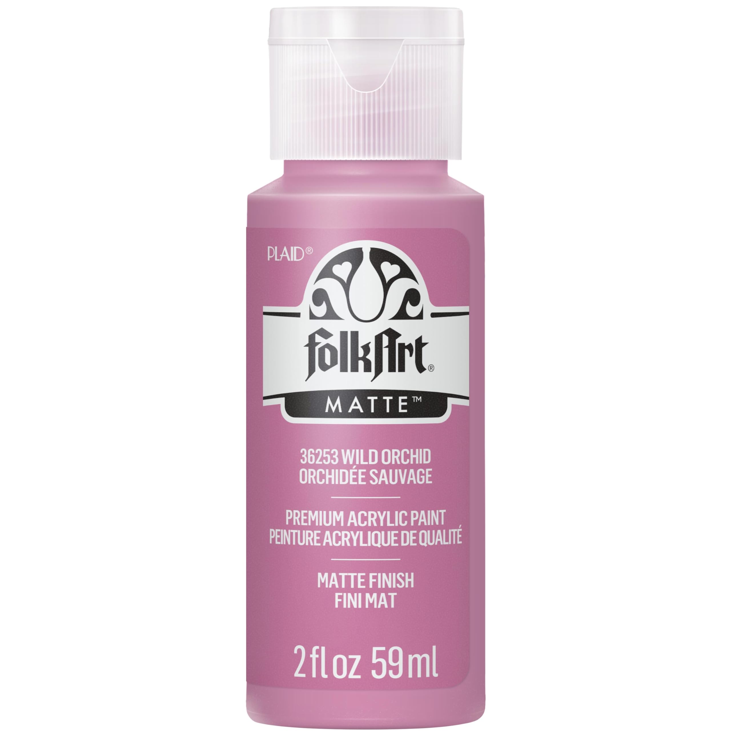 FolkArt Matte Acrylic Paint In Assorted Colors  2 Fl. Oz. , Lilac Ice Lilac Ice