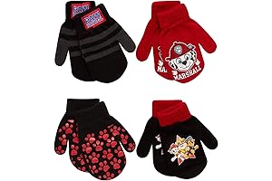 Boys 4 Pack Mitten or Glove Set: Paw Patrol and Blaze (Toddler/Little Boys)
