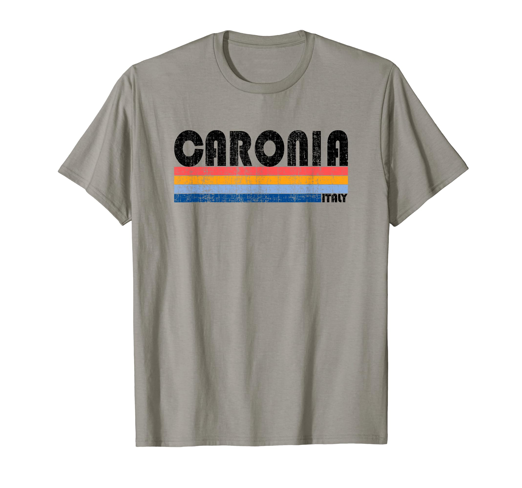 Caronia, Italy Retro 70s 80s Style T-Shirt