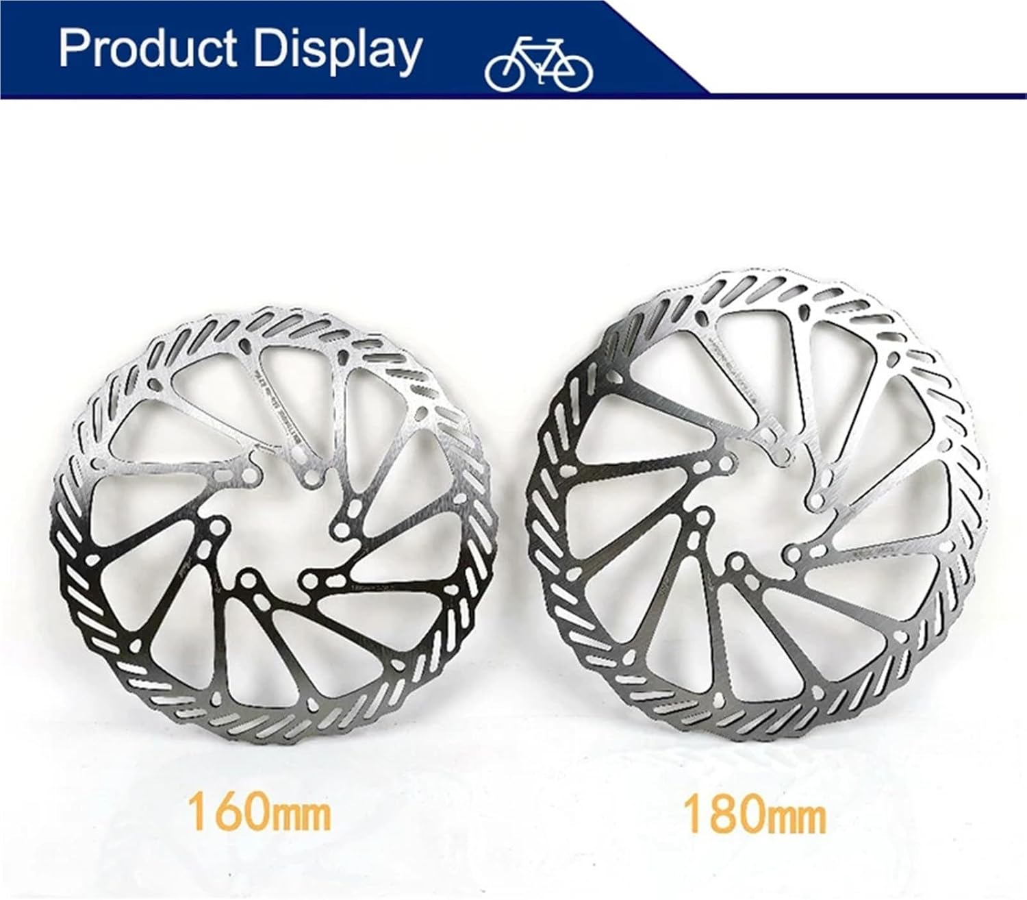 Bike Disc Brake 5pcs 160mm 180mm 203mm Lightweight Road Mountain Bike Brake Disk Rotor Part(160MM)
