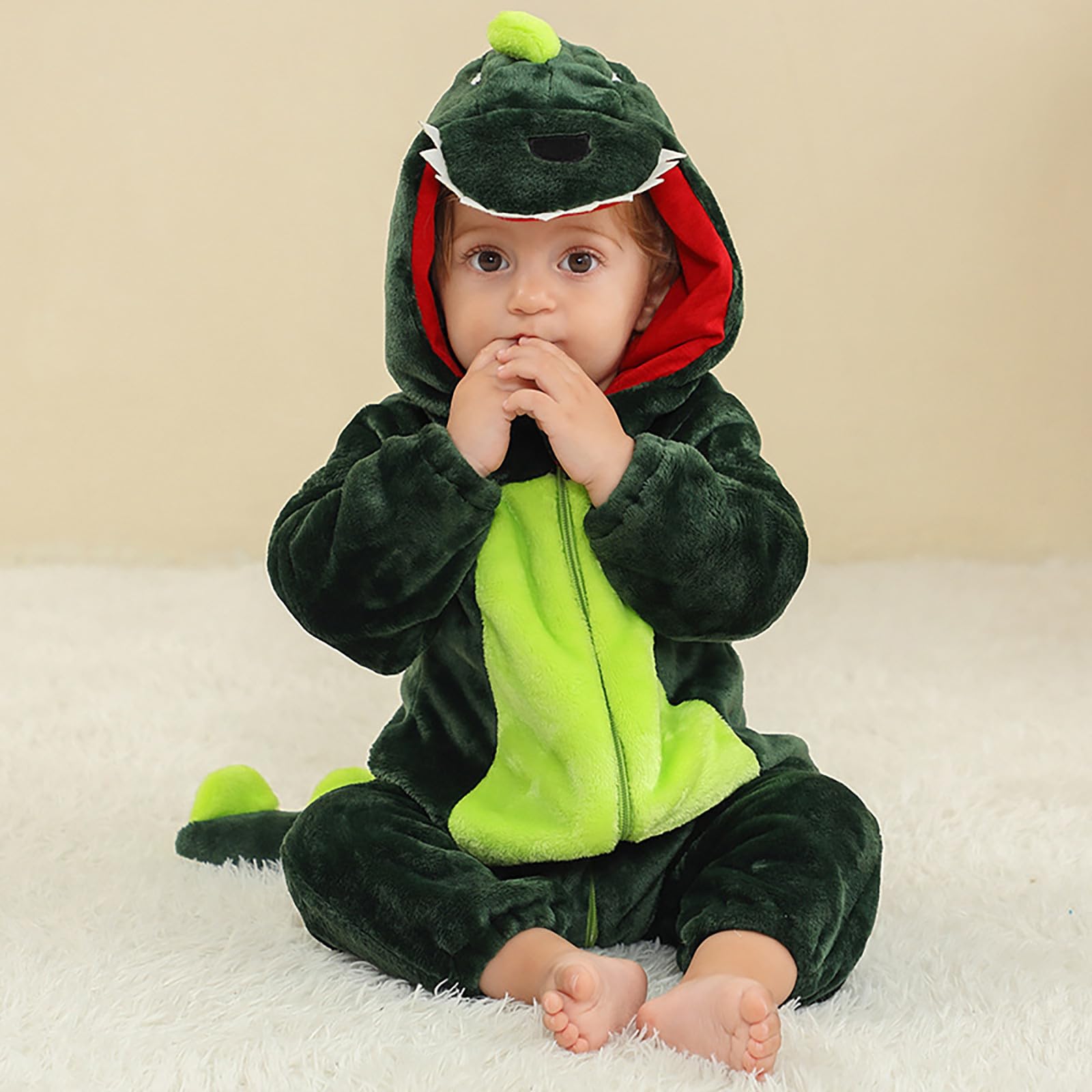 Mono de Dinosaurio para niño, Franela, Disfraz para bebé, Traje de actuación392