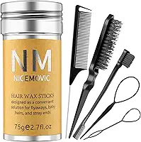 Conjunto de bastões de cera de cabelo para mulheres, crianças, presentes de Natal/aniversário, acessórios de cabelo para mulheres, meninas, adolescentes, meninas, coisas modernas, utensílios de cabelo