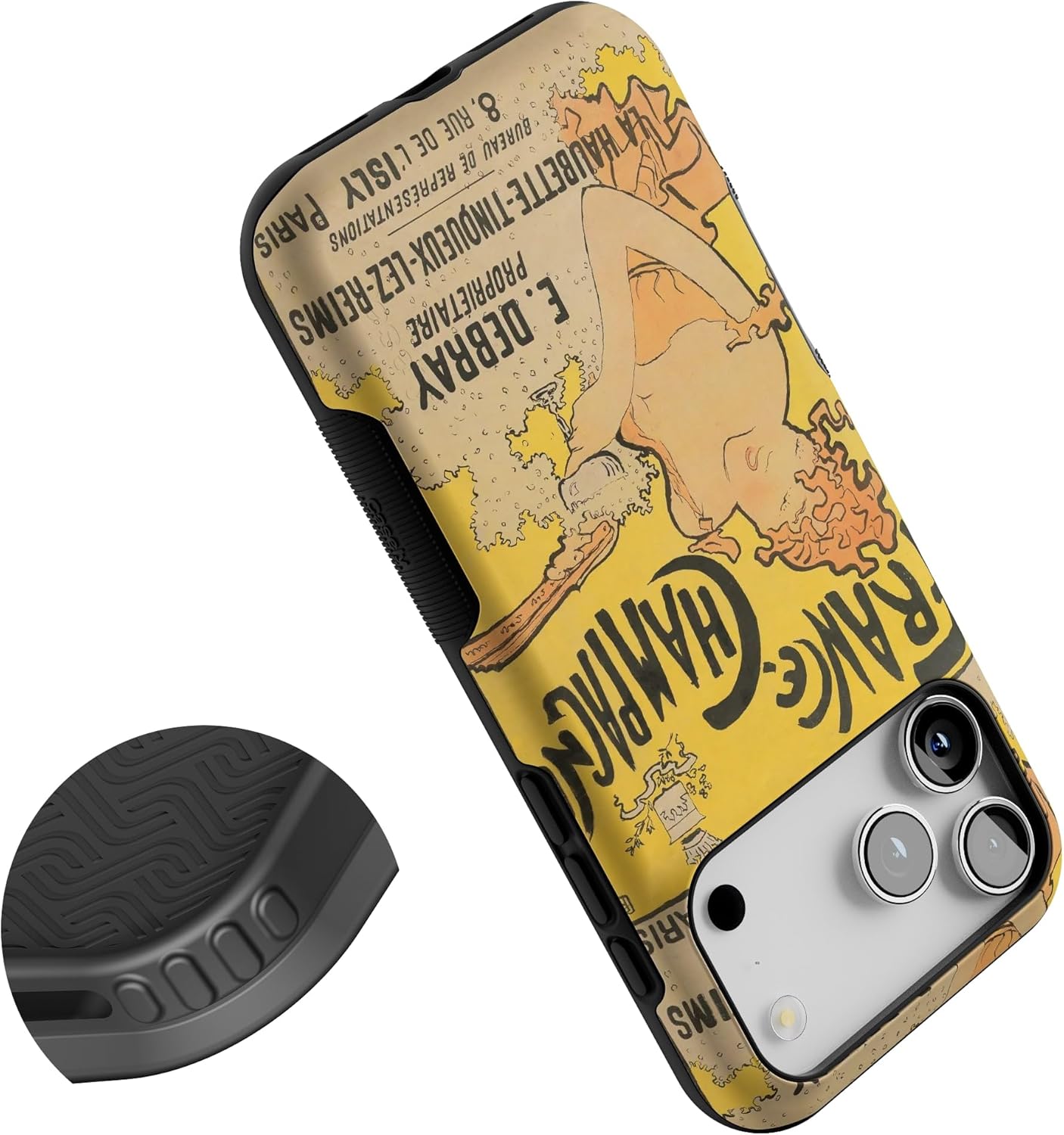 Casely iPhone 17 Pro Max Case | Van Gogh | French Bubbly | Bold Protective Design | Compatible with MagSafe