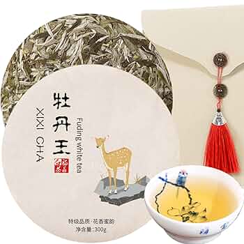 Amazon.co.jp: XIXICHA 白茶 牡丹王白茶餅300g 福鼎白茶 抗酸化