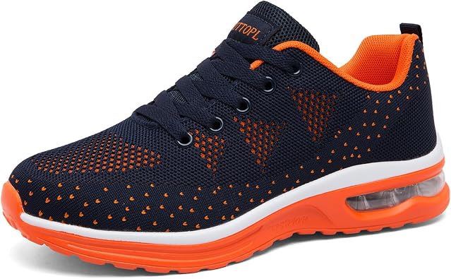 Running Shoes Womens Cushion Athletic Sneakers Lightweight Breathable Mesh Sport Shoes Walking Casual Gym Tennis Jogging Trainers Shoes