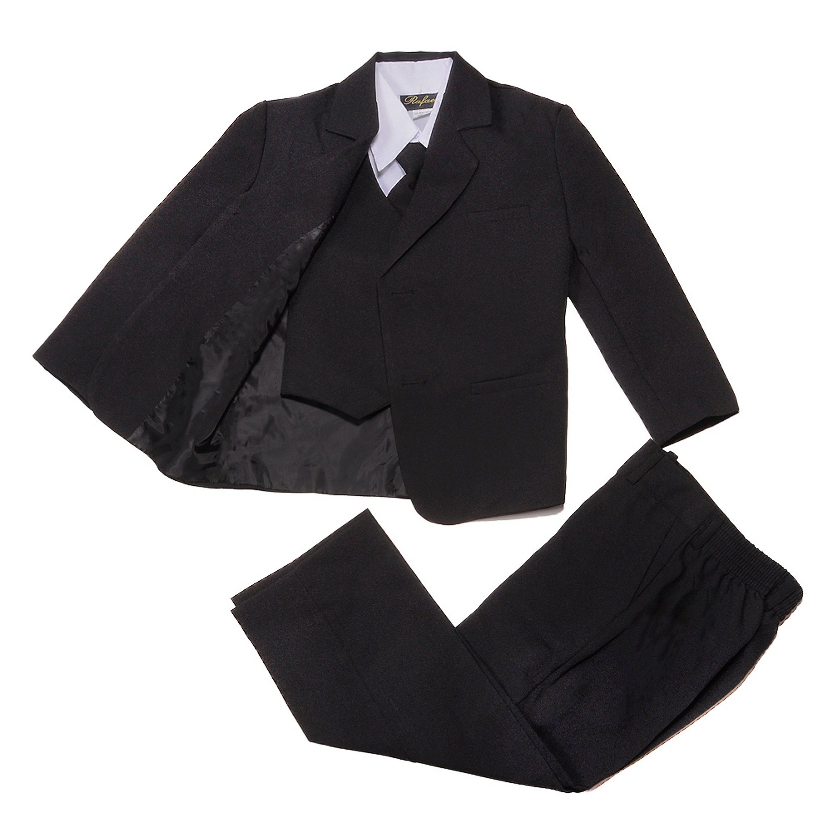 Classic Toddler Boy Formal Suit in Black 2T-20-Black-20