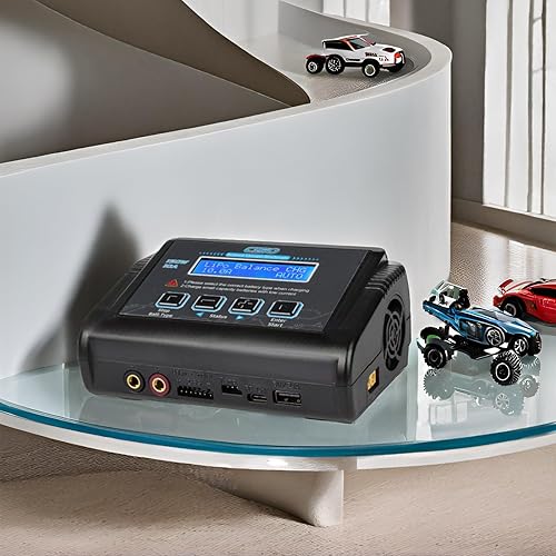 Miniatura 8 de LiPo Cargador de batería RC Balance Cargador rápido Descargador 150W 10A ACDC Cargadores de batería para 1-6S Life Li-ion LiHV NiCd NiMH PB Batería