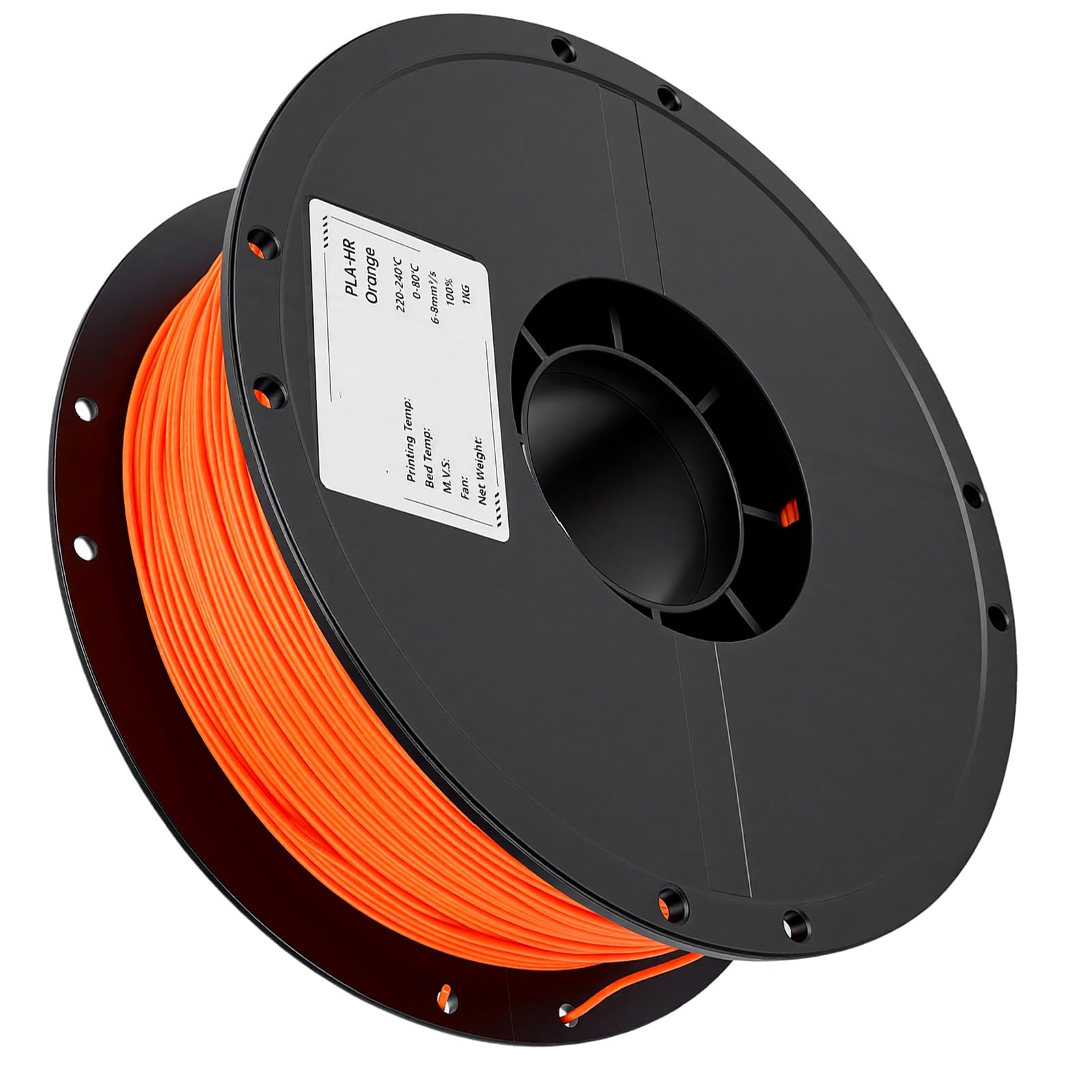 RiToEasysports Pack de Filaments pour Imprimante 3D, Bobine de 1 Kg de Filament TPU Microfibre de 1,75 Mm pour L' de Ballons de Basket sans Air (ORANGE)