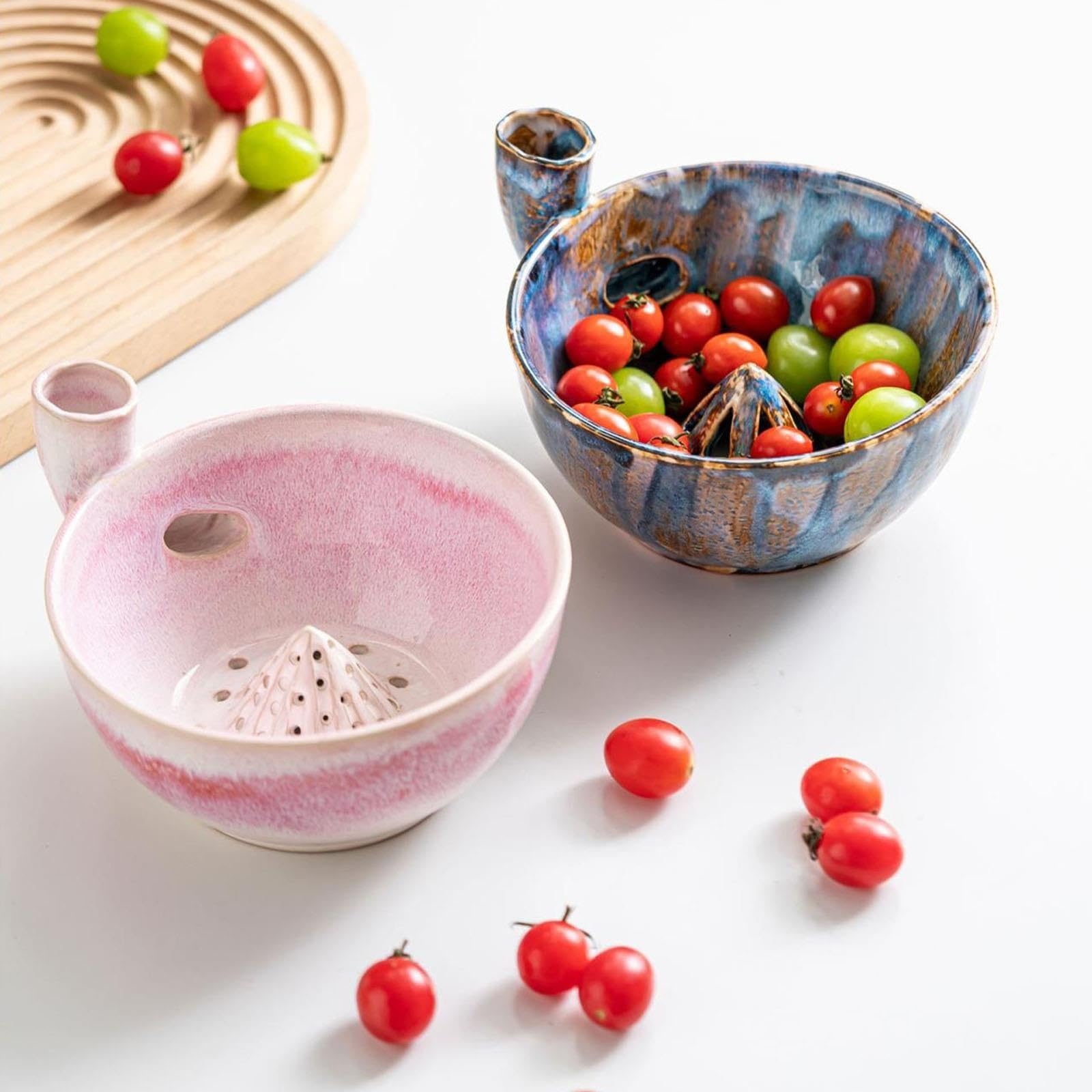 Lava Frutta Vortice In Ceramica Con Risciacquo Automatico, Lavafruit