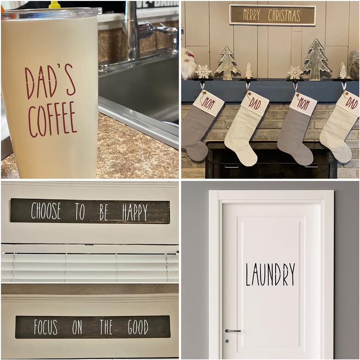 9 Inch Alphabet Letter Stencils for Painting - 70 Pack Letter and Number Stencil Templates with Signs for Painting on Wood, Reusable Skinny Letters Stencils for Chalkboard Wood Signs & Wall Art
