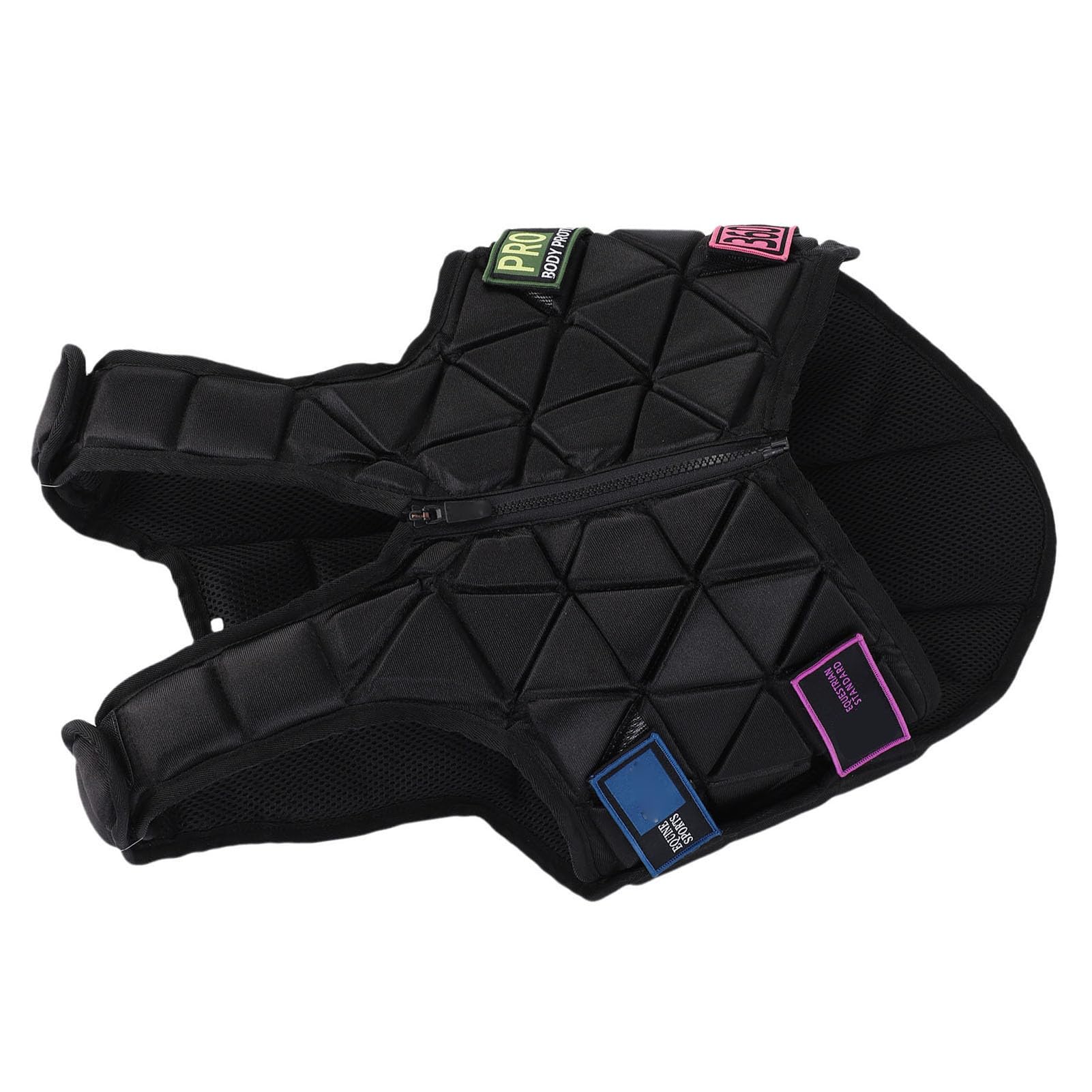 SUNGOOYUE Chaleco para Montar a Caballo, Chaleco de Seguridad Ecuestre de Poliéster con Forro Transpirable que Absorbe los Golpes y Ajuste Ajustable, Equipo Protector para Montar a Caballo para (CL)