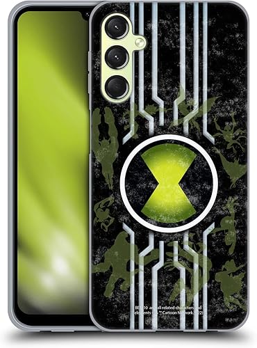 Head Case Designs Officially Licensed Ben 10 Alien Force Omnitrix Graphics Soft Gel Case Compatible with Samsung Galaxy A24 4G  Galaxy M34 5G