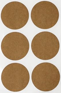 Royal Green Round Stickers Dots 2" inch Paper Kraft Labels Permanent Adhesive 50mm - 72 Pack