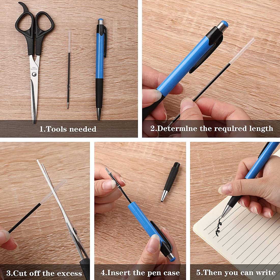 Balpenvulling Waterman medium zwart blister à 1 stuk