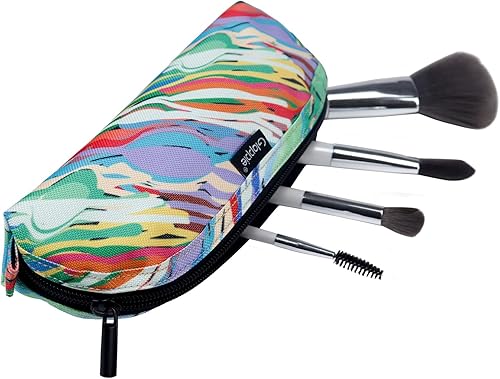 Miniatura 9 de Gloppie Estuche de viaje para brochas de maquillaje portátil, Acuarela