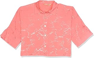 junior Girl Printed Half Sleeve Shirt Shirt (pack of 1)