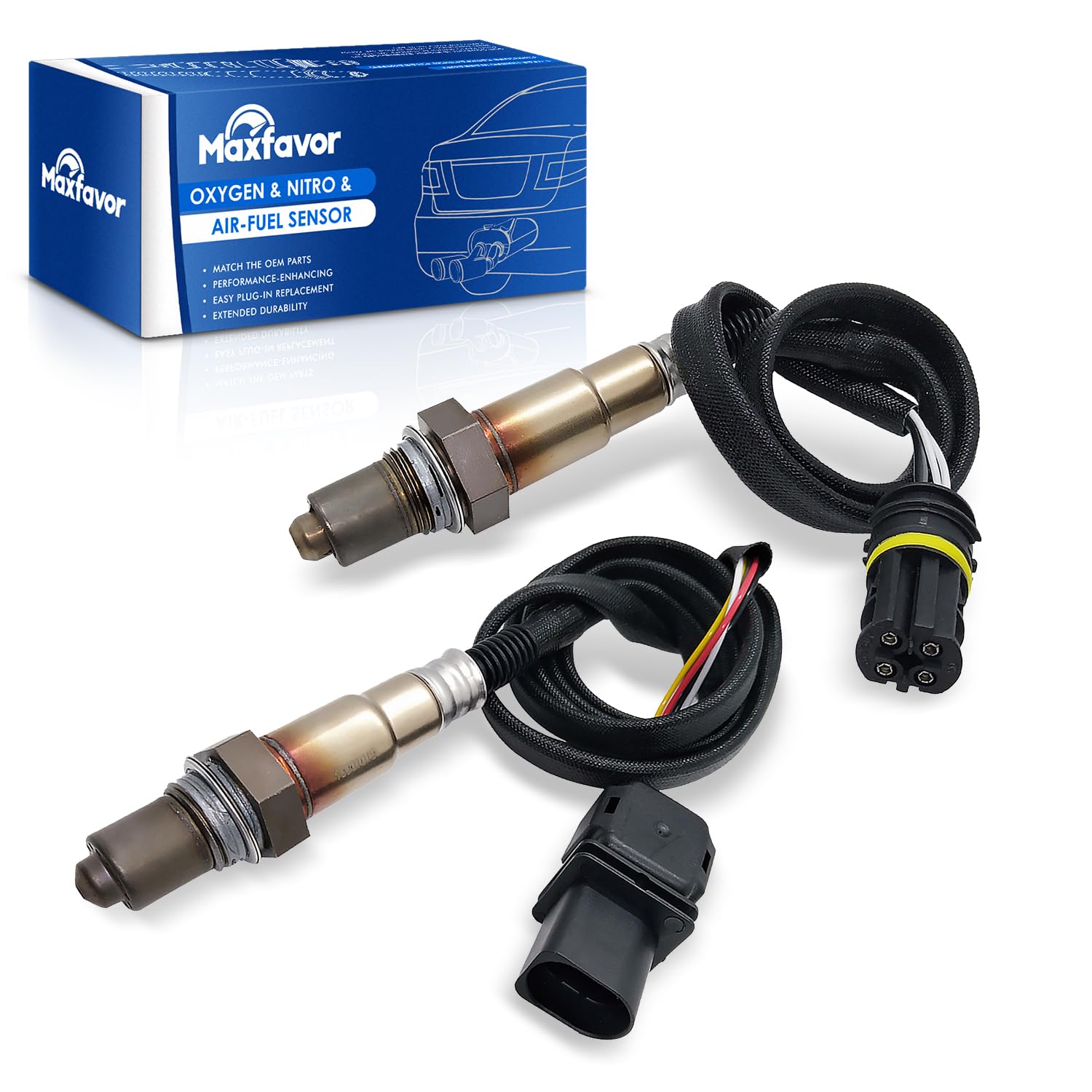 Amazon.com: MAXFAVOR 2Pcs Oxygen Sensor Upstream Downstream