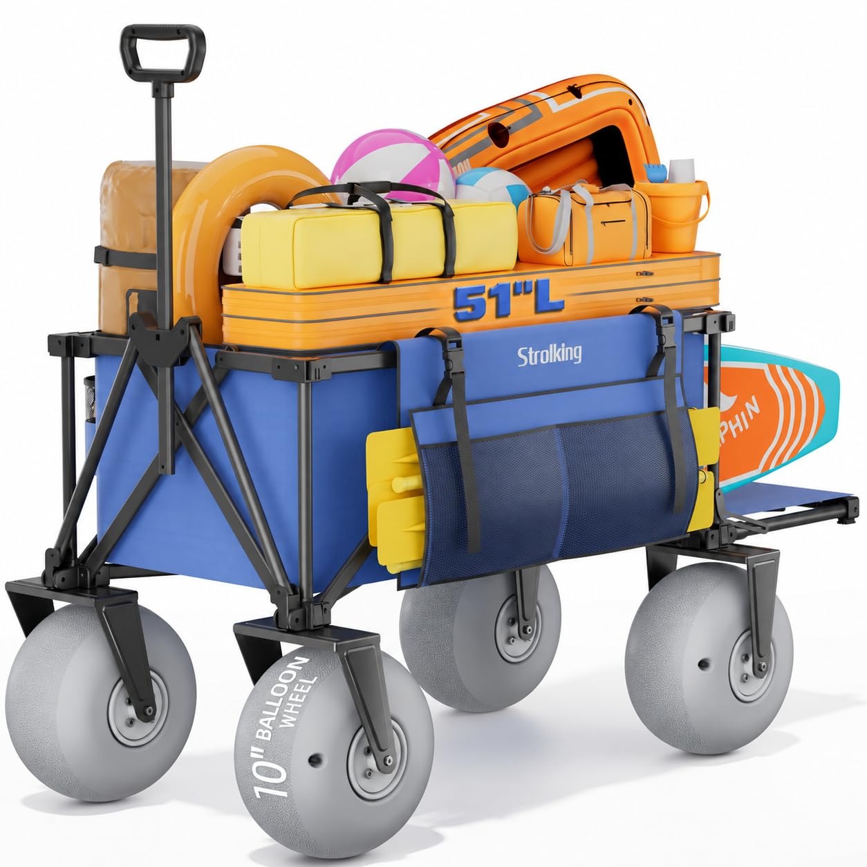 Strolking 51 inch Foldable Beach Wagon