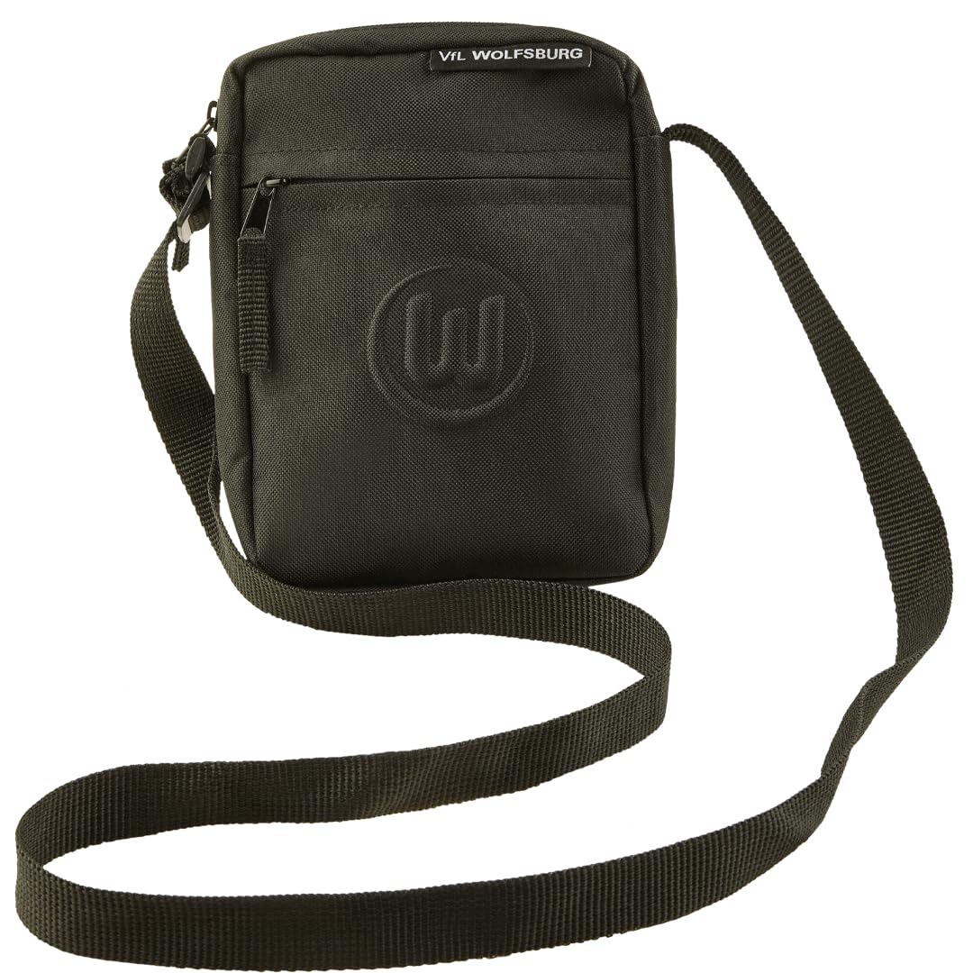 VfL Wolfsburg Cross Bag Logo schwarz