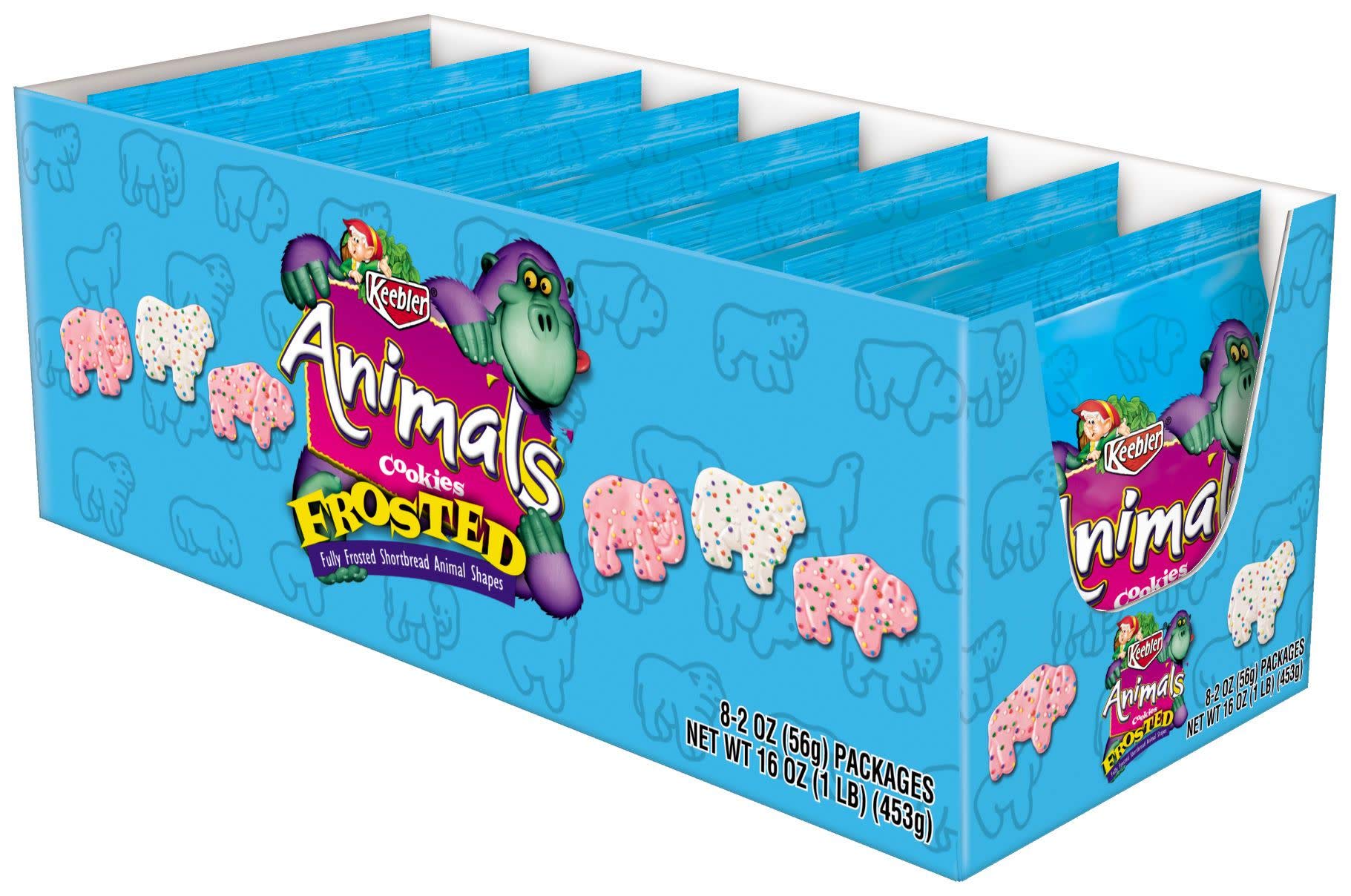 Buy Keebler Frosted Animal Cookie, 2Ounce Packages (Pack of 96) Online