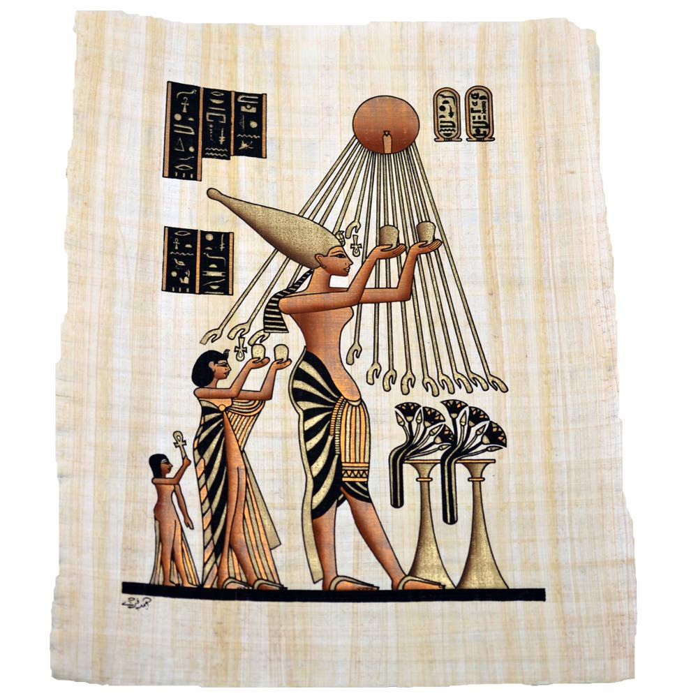 Papillon d'Égypte fait main d'Akhenaton Néfertiti : cadeau idéal art