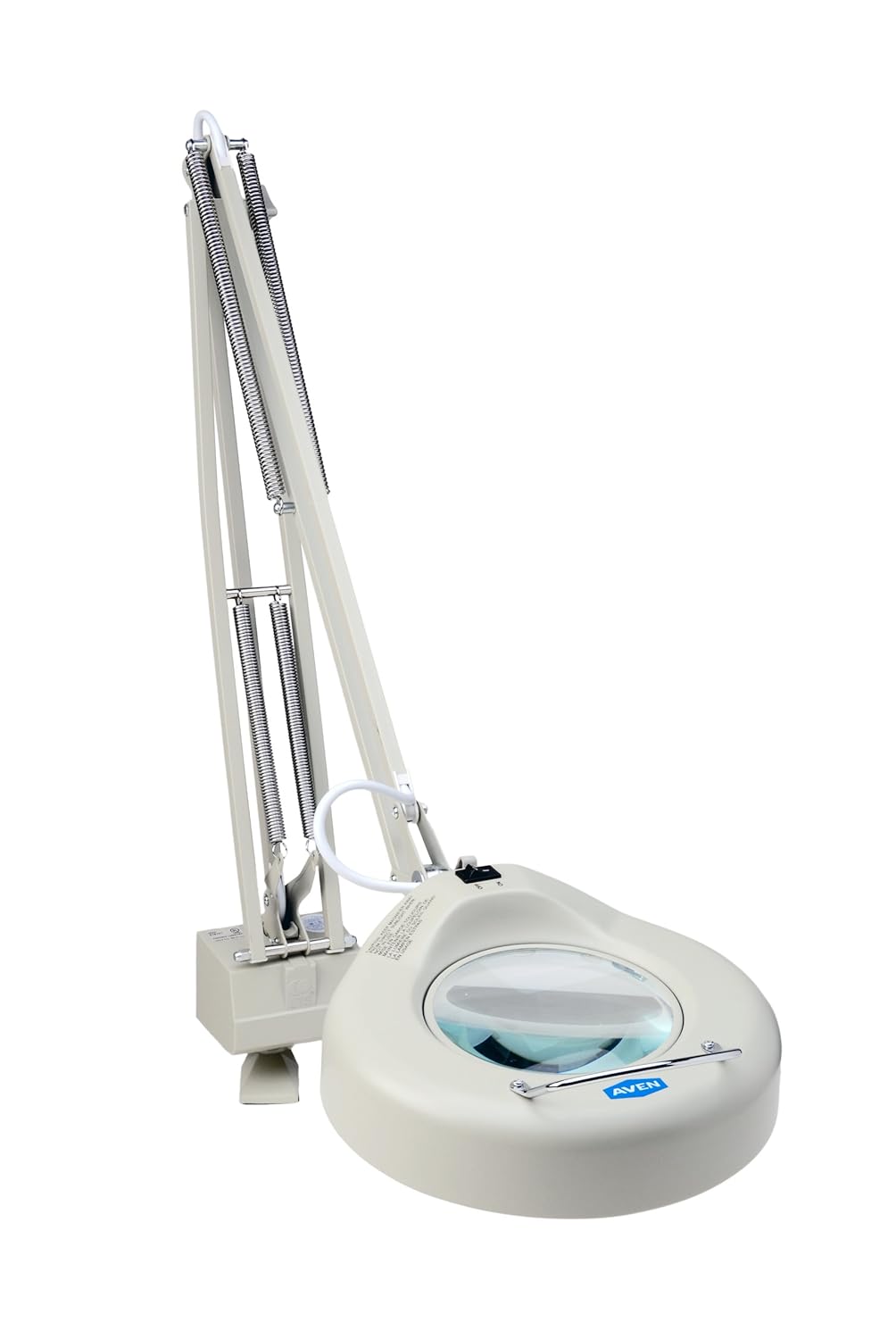 Aven 26501SIV Magnifying Lamp Provue, 5 Diopter Lens, 22W Fluorescent