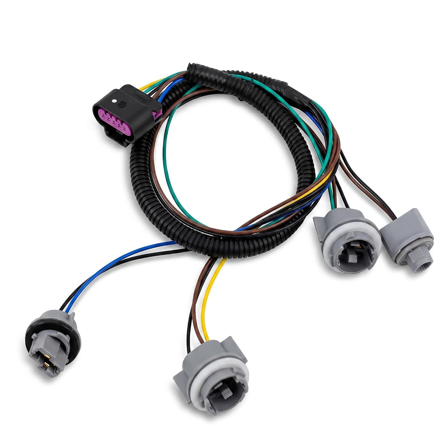 22787445 Rear Tail Light Lamp Wiring Harness Socket Compatible with Chevy/GMC 2007-2014 SUV Suburban 1500/Suburban 2500/Tahoe/Yukon Replace# 22787445 15803480 25862711