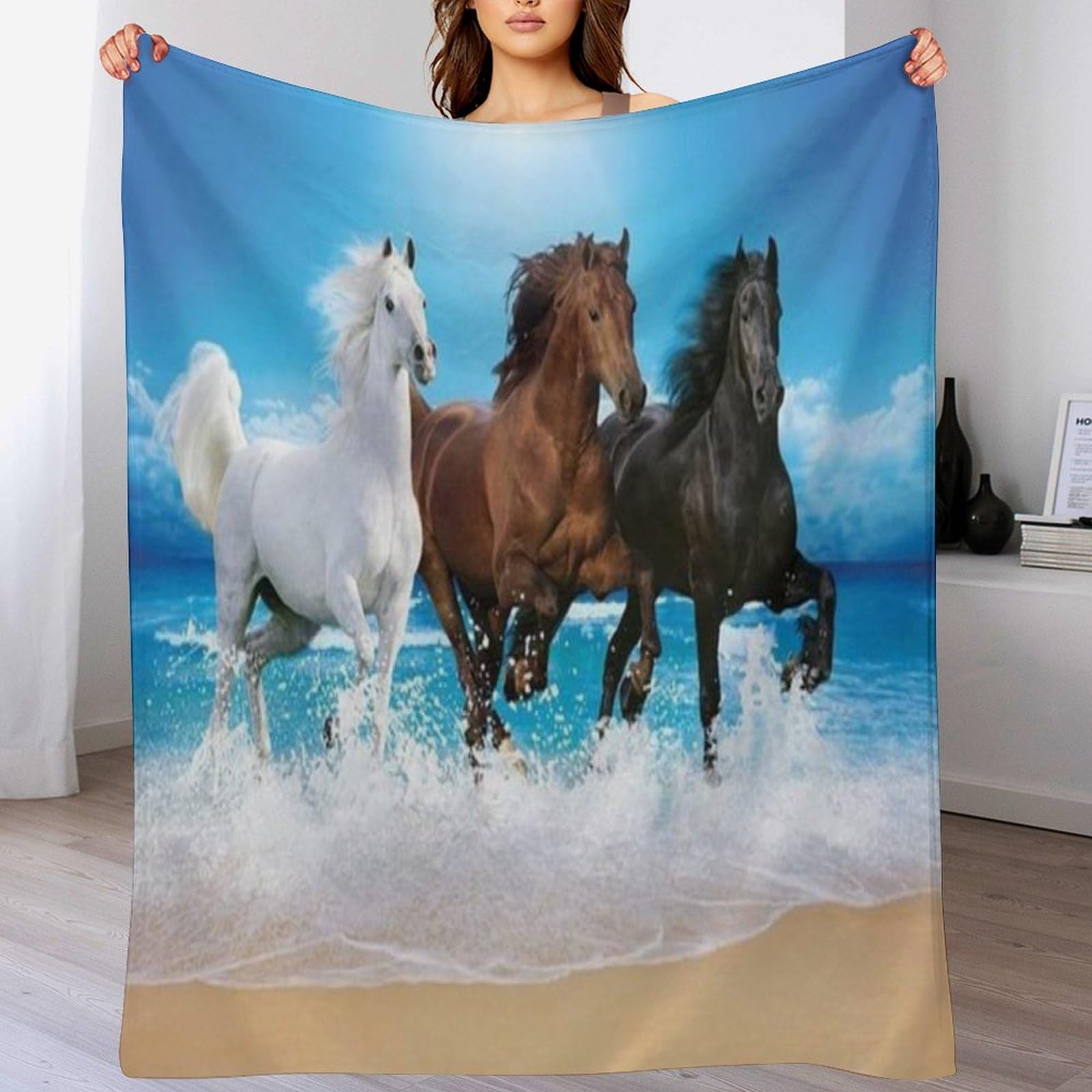 Manta de franela para sofá grande 150x200 cm contra el frío