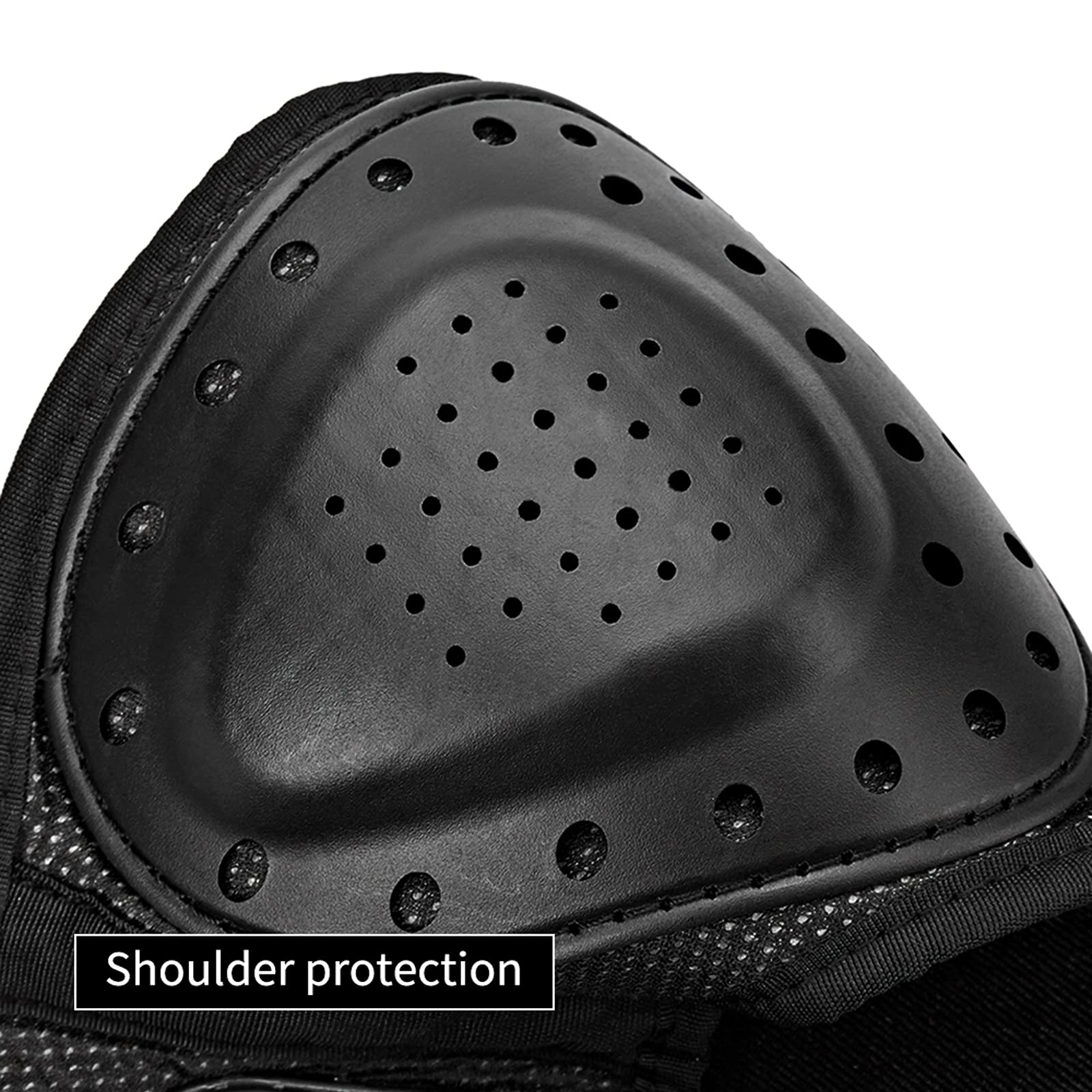 DZQUY Unisex Motorcycle Armor Motocross Armor Gless Gilet da Motocross Assorbente Ammortizzatore Adatto per Motocross Bicycle Skiing Skating e Altri Sport all'aperto,Nero,M