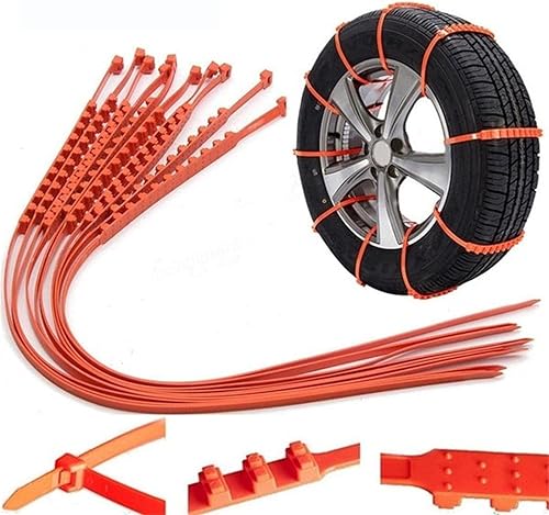 20 bandes réutilisables de chaîne à neige 