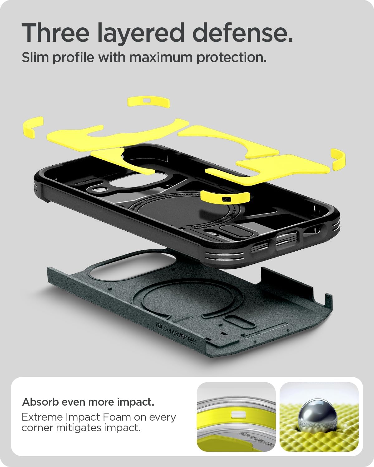 Spigen for Pixel 10a Case, Tough Armor MagFit [Kickstand] [Designed for Pixelsnap, Compatible with MagSafe Accessories] - Abyss Green